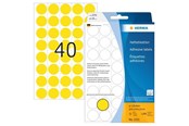 Papir, Fotopapir & Etiketter - HERMA labels - matte - 1280 label(s) - 19 mm round - 2251