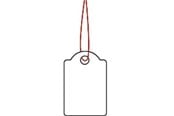 Papir, Fotopapir & Etiketter - HERMA Strung marking tags - name badge labels - 1000 label(s) - 15 x 24 mm - 6902