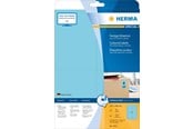 Papir, Fotopapir & Etiketter - HERMA Coloured labels A4 105 x 148 mm blue removable - 4563