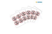 Papir, Fotopapir & Etiketter - HERMA Information label: Prohibited sign No handshakes Ø 10 cm self-adhesive removable - 12926