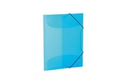 Mapper & Ordrebrett - HERMA Elasticated folder A4 PP translucent light blue - 19506