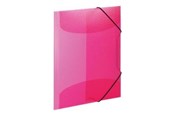 Mapper & Ordrebrett - HERMA 3-flap folder - for A3 - translucent pink - 19517