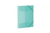 Mapper & Ordrebrett - HERMA Elasticated folder A3 PP translucent turquoise - 19584