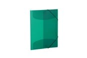 Mapper & Ordrebrett - HERMA Elasticated folder A3 PP translucent dark green - 19521