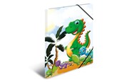 Mapper & Ordrebrett - HERMA Elasticated folder A3 Cardboard Dinos - 19795