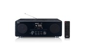 DAB, nettverks- og klokkeradio - Lenco IR DAB+ FM radio with CD BT and RC - DAB+/FM - Svart - DIR-260BK