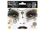 Kostymer - HERMA Face Art Sticker Steampunk Amelia - 15438