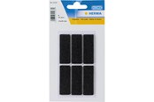 Skrivebordstilbehør - HERMA Protectiv feltpads black 15 x 45 mm - 15187