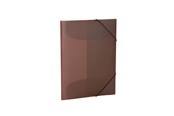 Arkivering & Oppbevaring - HERMA Elasticated folder A3 PP translucent brown - 4008705195225