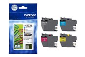 Printertilbehør blekk/toner - Brother LC 422XL Ink (Black Yellow Cyan Magenta) 4-Pack - Blekkpatron Blå - LC422XLVAL