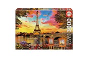 Puslespill - Educa 3000 Sunset in Paris Tre - 017675