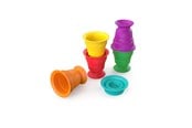 Babyleker - kidsii Stack & Squish Cups™ Sensory Stacking Toys - BE-12494