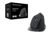 Mus - Conceptronics Conceptronic LORCAN03B ERGO - vertical mouse - Bluetooth 5.2 - black - Vertical mouse - Optisk - 6 - Svart - LORCAN03B