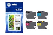 Printertilbehør blekk/toner - Brother LC 422XL 4-Pack High Capacity Black/Yellow/Cyan/Magenta Ink - Blekkpatron Blå - LC422XLVALDR