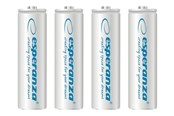 Batteri - Esperanza Rechargeable AA-Batteries Ni-MH 2000 mAh 4 pcs. - EZA104W