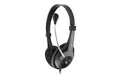 Hodetelefoner - Esperanza Stereo Headphones With Microphone Rooster Grey - EH158K