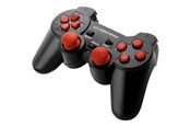 Spill - Tilbehør - Esperanza Gamepad PC USB Warrior Black/Red - Controller - PC - EGG102R