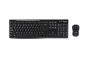 Tastatur - Logitech MK270 Wireless Combo - keyboard and mouse set - US International / Dutch (Qwerty) - Tastatur & Mussett - Universal - Svart - 920-004509