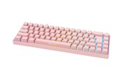 Tastatur - Deltaco GAMING PK95R Wireless Keyboard (FR) - Gamingtastatur - Fransk - Rosa - GAM-100-P-FR