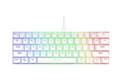 Tastatur - Deltaco GAMING mini mechanical keyboard (US) - Gamingtastatur - Amerikansk Engelsk - Hvit - GAM-075-W-US