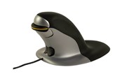 Mus - Fellowes Penguin Small - Vertical mouse - Laser - Sølv - 9894801