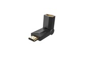 Diverse kabel - Hama HDMI Adapter Female-Male Rotation Black Gold - X1122234