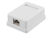 Tilbehør - Deltaco CAT6A Shielding Wall Socket - VR-220