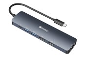 Dokkingstasjon - Sandberg USB-C 8K Display Dock - 136-43