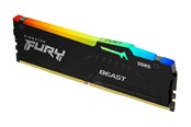 RAM - Kingston FURY Beast RGB DDR5-4800 - 8GB - CL38 - Single Channel (1 pcs) - Intel XMP - Svart med RGB - KF548C38BBA-16