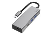 Dokkingstasjon - Hama Multiport Adapter - docking station - USB-C 3.2 Gen 1 - HDMI - 00200107