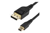 Skjermkabel - StarTech.com VESA Mini DisplayPort to DisplayPort 1.4 - 2m  - Black - DP14MDPMM2MB