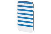 Mobil - Deksel og etui - Hama "Stripes" Booklet Case for Apple iPhone 6/6s blue/white - 138289