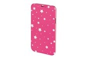 Mobil - Deksel og etui - Hama "Luminous Stars" Booklet Case for Apple iPhone 6/6s pink/white - 138288