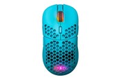 Mus - Fourze GM900 - mouse - teal blue - Mus - Optisk - 5 - Blå - FZ-GM900-003