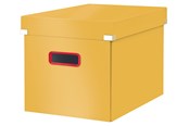 Arkivering & Oppbevaring - Leitz  Click & Store Cosy Cube stor oppbevaringsboks Varmgul - 53470019