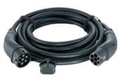 Lading av elbil - Harting Charging Cable 2 x Type 2, 32A, 22kW, 3 phase, 7,5 m, black - 08914090102A0