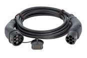 Lading av elbil - Harting Charging Cable 2 x Type 2, 16A, 11kW, 3 phase, 5 m, black - 08914090105A0