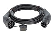 Lading av elbil - Harting Charging Cable 2 x Type 2, 16A, 11kW, 3 phase, 7,5 m, black - 08914090106A0