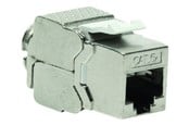 Tilbehør - LogiLink Cat.6A Keystone Jack STP AWG 22-26 toolless 16 mm width - NK4003