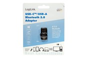 Nettverksadapter - LogiLink Bluetooth 5.0 adapter USB 3.2 USB-A and USB-C (1-Pack) - BT0054