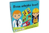 Brettspill & Puslespill - Forlaget Globe Hvem arbejder hvor? (DK) - 5704976059066