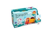 Puslespill - Barbo Toys Little Bright Ones - 3 Puzzles - Transport - 5704976055129