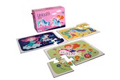 Puslespill - Barbo Toys Little Bright Ones - 3 Puzzles - Unicorn - 5704976055150