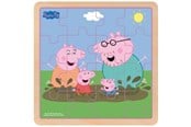 Treleker - Barbo Toys Peppa Pig - Wooden Puzzle - Mud - 5704976090052