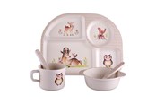 Barnerom - Barbo Toys Wood Friends 4 room Mealtime Set - 5704976053965