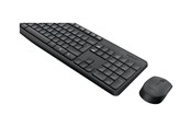 Tastatur - Logitech MK235 - keyboard and mouse set - Belgium - Tastatur & Mussett - Belgisk - Svart - 920-007911