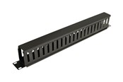 Rackskap - Tripp Lite Rack Enclosure Horizontal Cable Manager (finger duct) 1URM - rack cable management duct with cover - 1U - SRCABLEDUCT1U