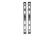 Rackskap - Tripp Lite 42U Rack Enclosure Server Cabinet Vertical Cable Management Bars - rack cable management panel - SRVRTBAR