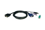 KVM-kabel - Tripp Lite 6ft USB / PS2 Cable Kit for KVM Switches B040 / B042 Series KVMs 6' - keyboard / video / mouse (KVM) cable kit - 1.8 m - P780-006