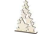 Arts & Crafts - Tilbehør - Creativ Company Wooden Christmas Tree - 56923